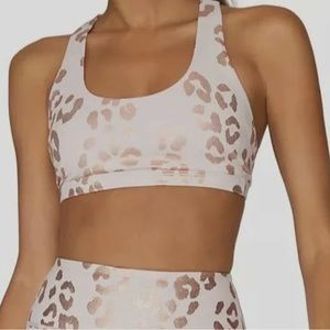 Spiritual Gangster Reena Cheetah Sports Bra XS NWT